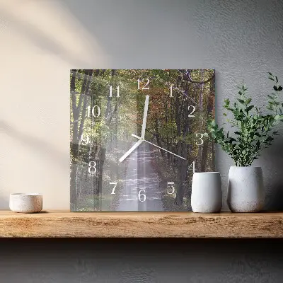 Relógio decoração Trilha na floresta