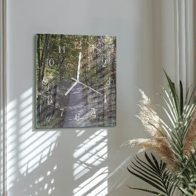 Relógio decoração Trilha na floresta