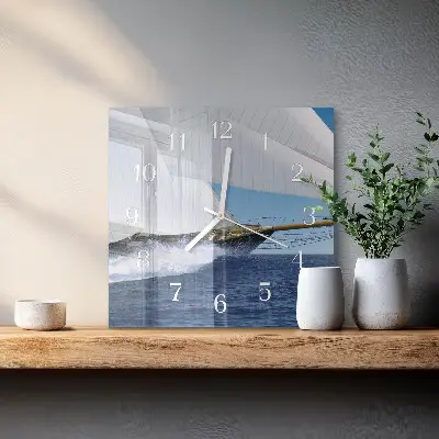 Relógio decoração Veleiro