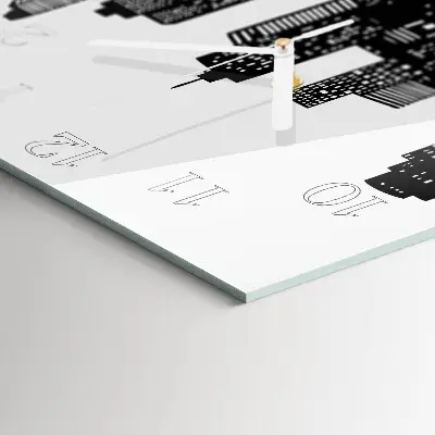 Relógio decoração Edifícios