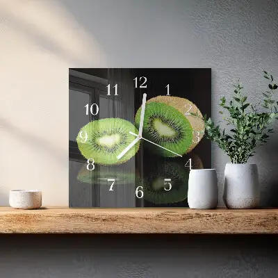 Relógio quadrado Kiwi