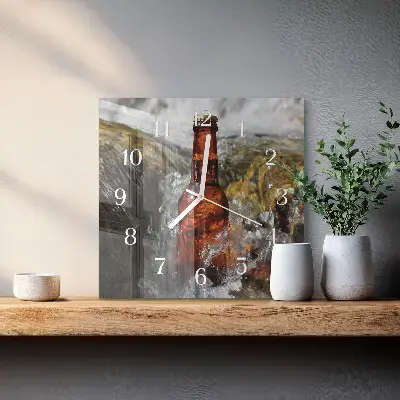Relógio quadrado Cerveja