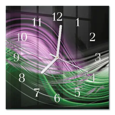 Relógio quadrado Arte abstrata