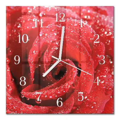 Relógio quadrado Rosa