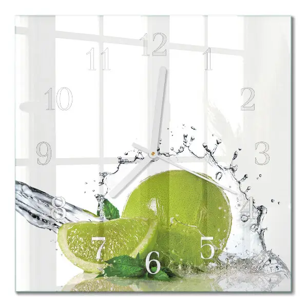 Relógio decoração Água com limão