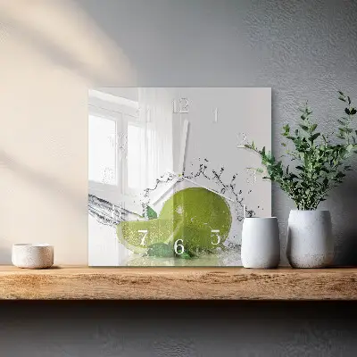 Relógio decoração Água com limão