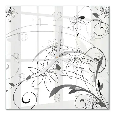 Relógio decoração Arte floral