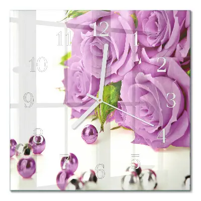 Relógio decoração Rosas