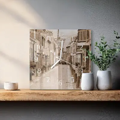 Relógio decoração Beco Sépia