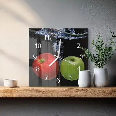 Relógio decoração Maçãs
