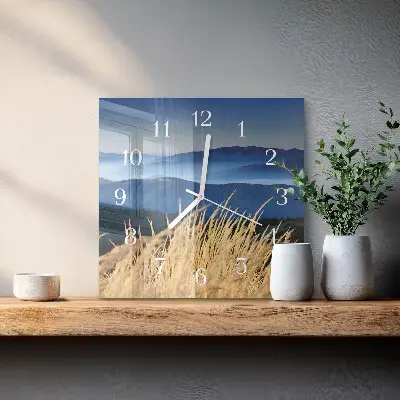 Relógio decoração Montanhas de grama