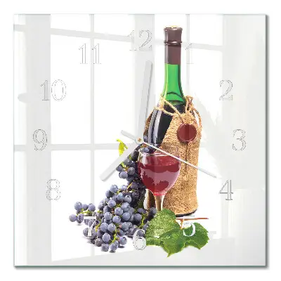 Relógio decoração Uvas para vinho