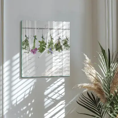 Relógio decoração Ervas