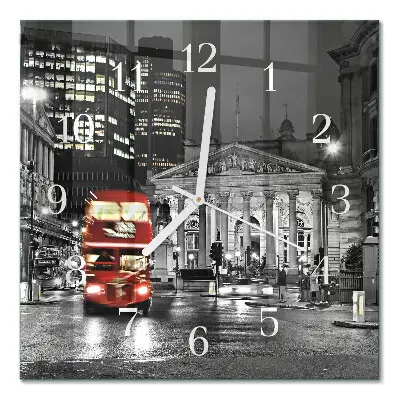 Relógio decoração ônibus de Londres