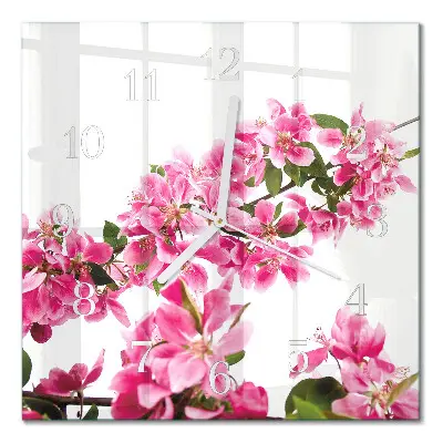 Relógio decoração Flores