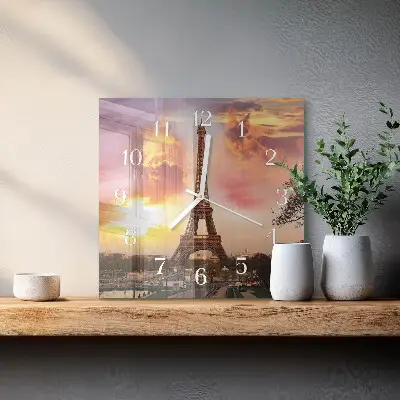 Relógio decoração Torre Eiffel Paris