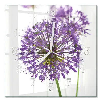 Relógio quadrado Flor