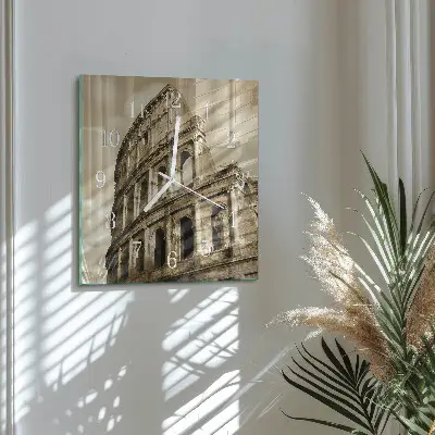 Relógio decoração O Coliseu em sépia