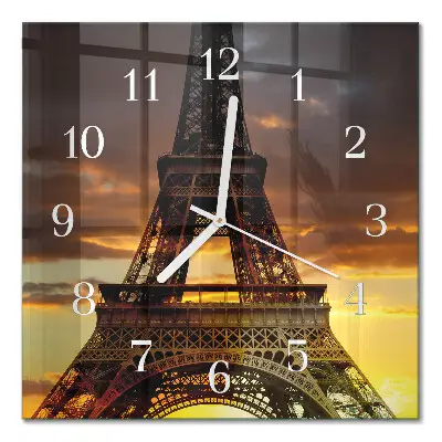 Relógio decoração Torre Eiffel Paris