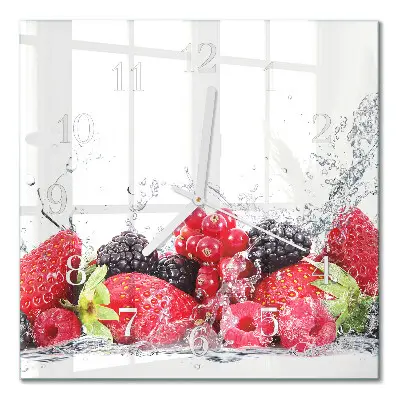 Relógio quadrado Fruta