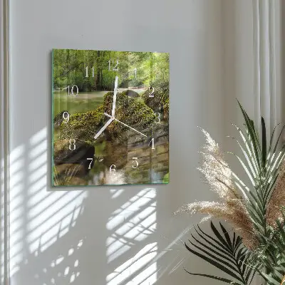 Relógio decoração Paisagem fluvial