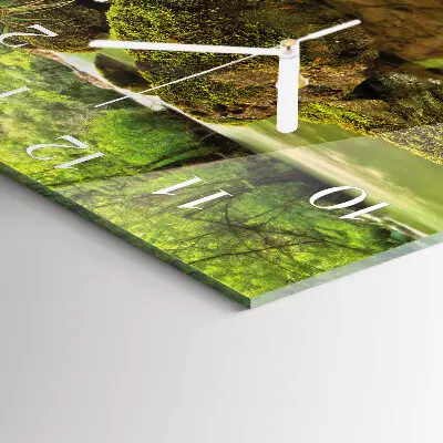 Relógio decoração Paisagem fluvial