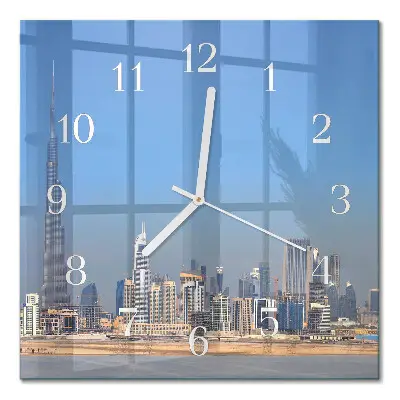 Relógio decoração Horizonte de Dubai