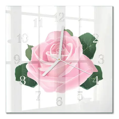 Relógio quadrado Rosa