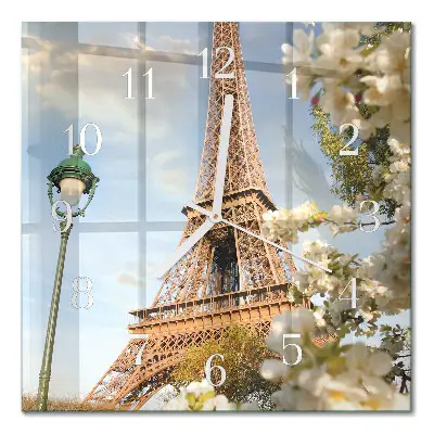 Relógio decoração Torre Eiffel Paris