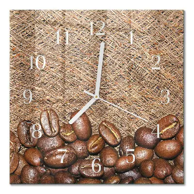 Relógio decoração Grãos de café