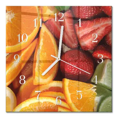 Relógio quadrado Fruta