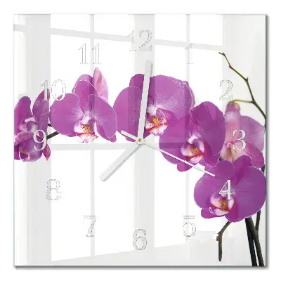 Relógio decoração Orquídea