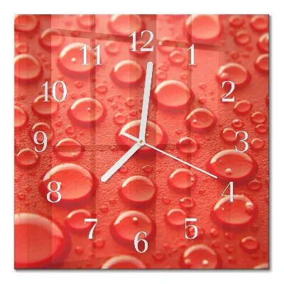 Relógio decoração Gotas de água