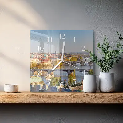 Relógio quadrado Praga
