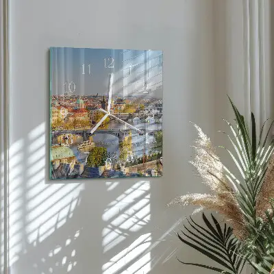 Relógio quadrado Praga