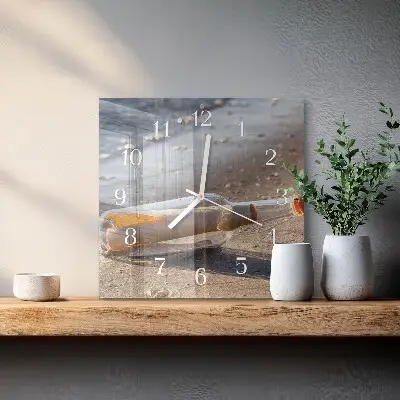 Relógio decoração Mensagem numa Garrafa