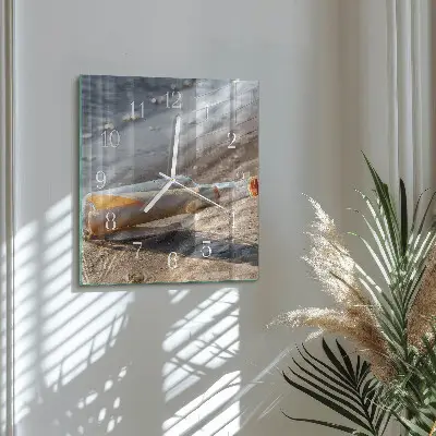 Relógio decoração Mensagem numa Garrafa