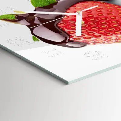 Relógio quadrado Chocolate com morango