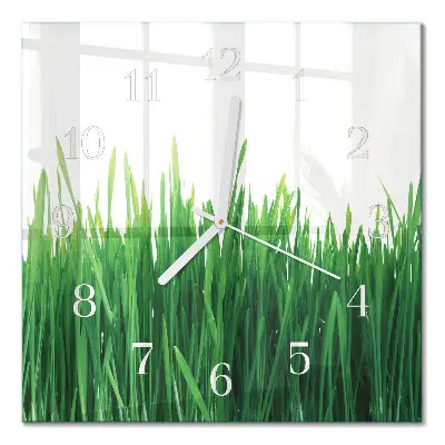 Relógio decoração Grama