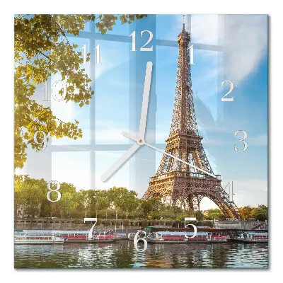 Relógio decoração Torre Eiffel Paris