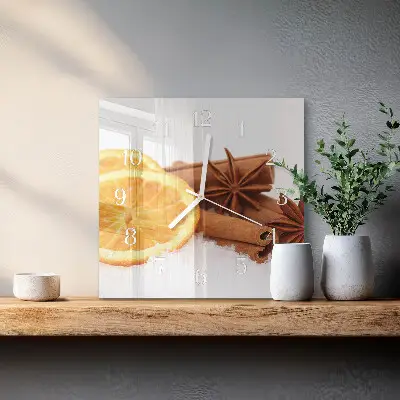 Relógio decoração Limão e baunilha