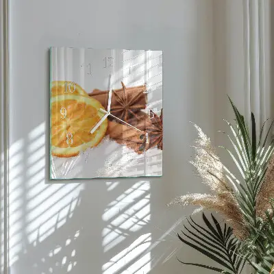 Relógio decoração Limão e baunilha
