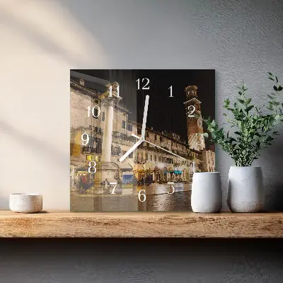 Relógio decoração Cidade noturna