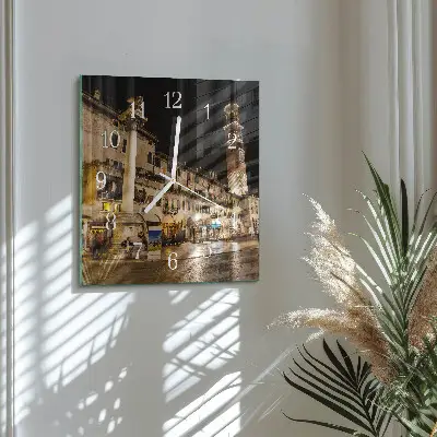 Relógio decoração Cidade noturna