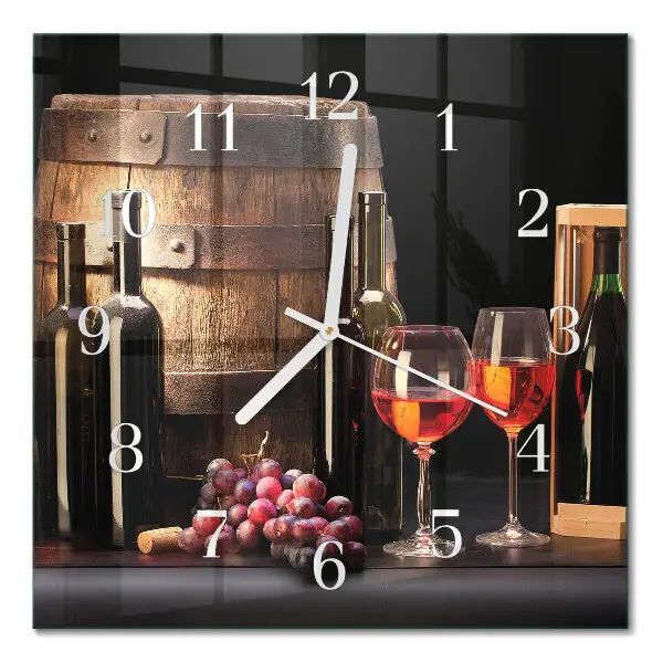 Relógio decoração Um barril de vinho