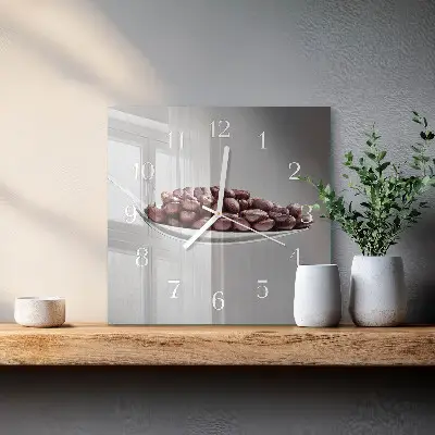 Relógio quadrado Uma colher de café