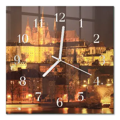 Relógio quadrado Praga