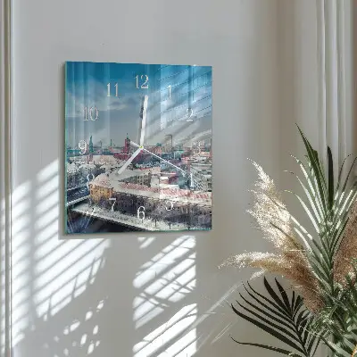 Relógio decoração Cidade de inverno