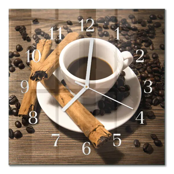 Relógio decoração Café com canela