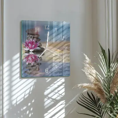Relógio decoração Pedras na água